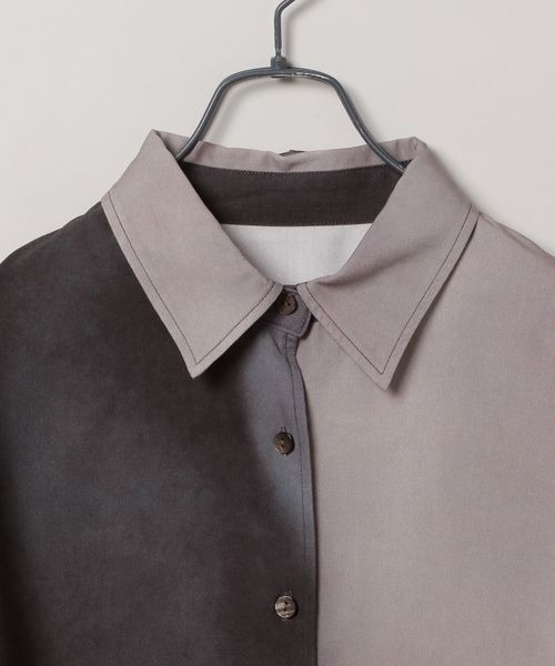 「JEANASIS」 7分袖シャツ FREE グレー系その他 レディース_画像5