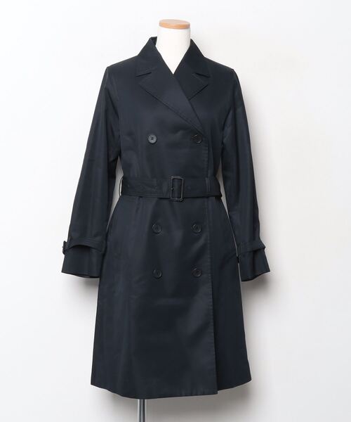 UNTITLED（アンタイトル） トレンチコート 01 ネイビー レディース
