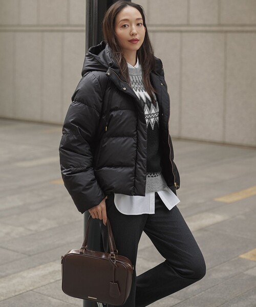 23区（ニジュウサンク） ニット セーター 「洗える」ジャガード クルー