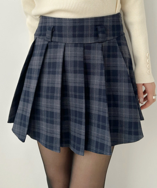 Ada. スカート チェック柄 プリーツ ミニスカート : ZOZOTOWN Yahoo!店