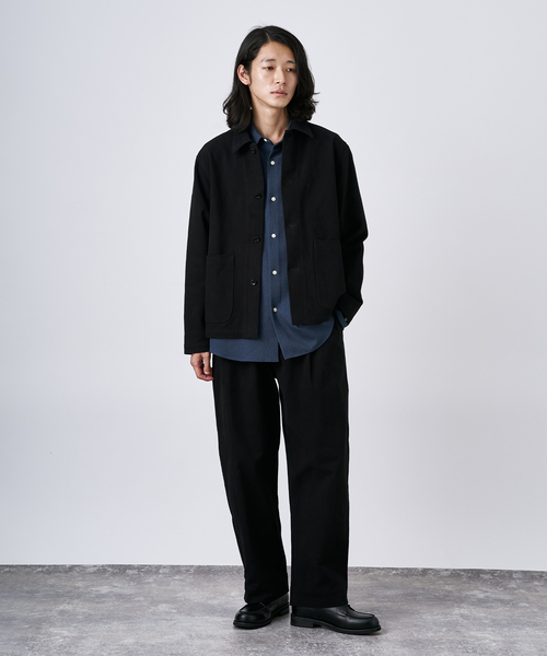 B.C STOCK（ベーセーストック） ワイドパンツ チノパン モールスキン 