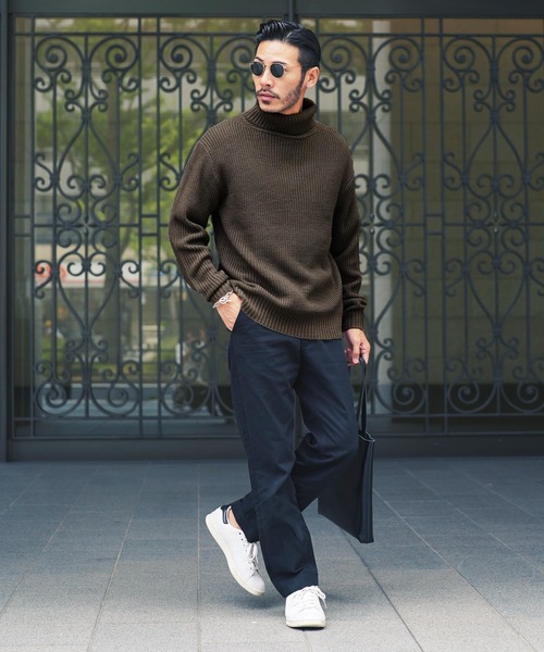 「JIGGYS SHOP」 タートルネックニット X-LARGE グレー系その他2 メンズ_画像7