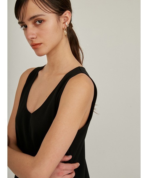 「styling/」 ノースリーブワンピース 1 グリーン レディース_画像7