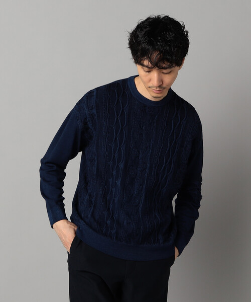 クージーメンズセーター　Mサイズ COOGI（クージー）柄 クルーセーター （ニット・セーター）｜COMME CA