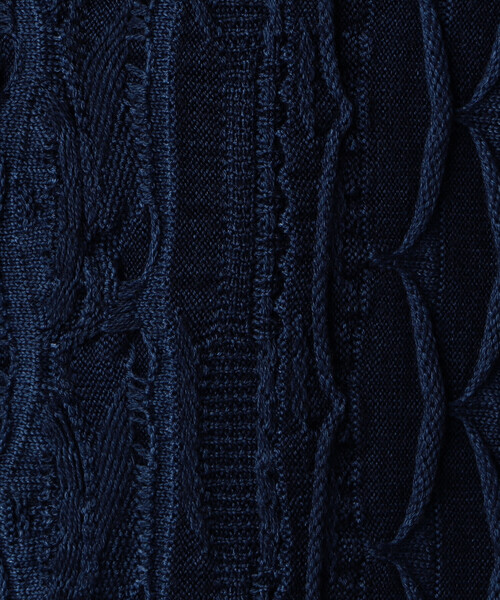 COOGI クージー ネイビー ニットセーター β MEN（ベータ・メン） セーター ニット COOGI（クージー）柄 クルー