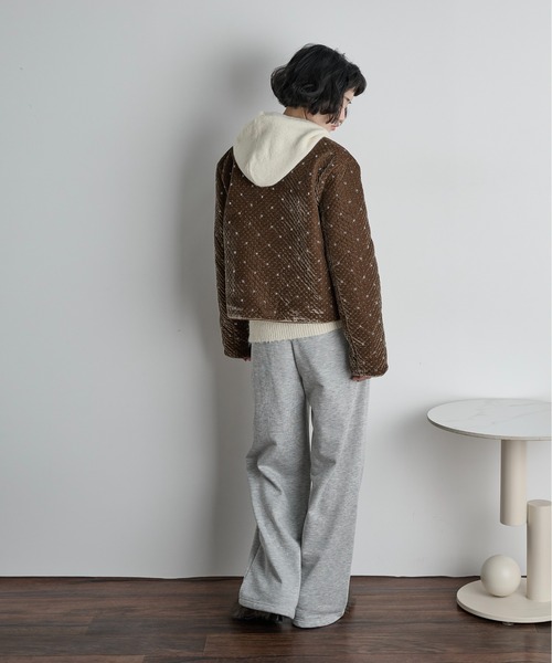 THE Yon ニット セーター ニットルーズフーディー レディース