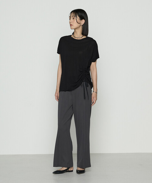 ギャバジン K．T（Gabardine K．T）/和紙ジャージー ドローイングTシャツ Gabardine K.T（ギャバジンK.T） tシャツ 和紙ジャージー ドローイング