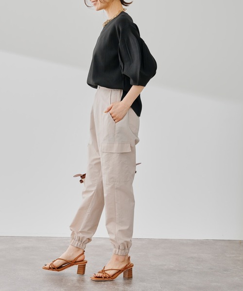 「prose verse」 カーゴパンツ MEDIUM カーキ レディース_画像5