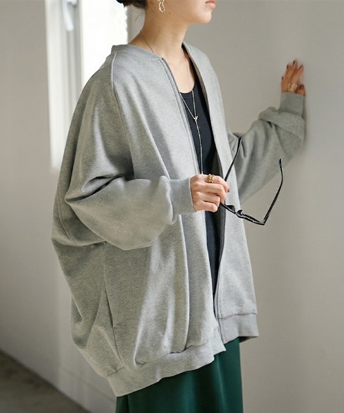 HUG.U（ハグユー） ブルゾン アウター まるみフロントジップブルゾン