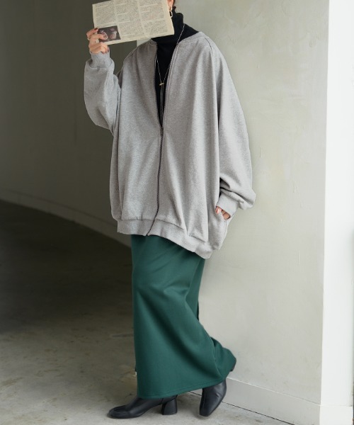 HUG.U（ハグユー） ブルゾン アウター まるみフロントジップブルゾン