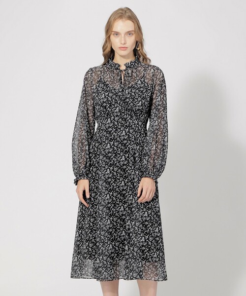 EPOCA（エポカ） 長袖ワンピース 38 ブラック レディース : ZOZOTOWN