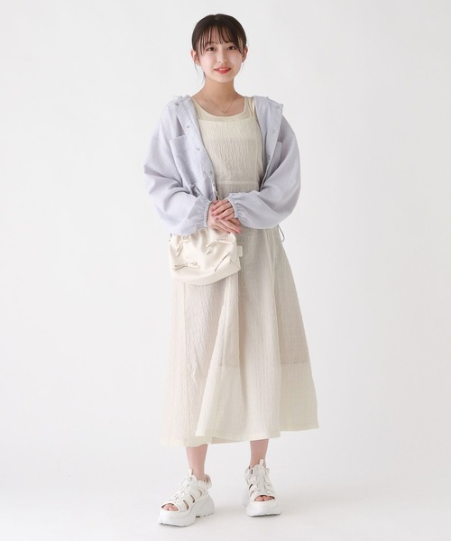 「repipi armario」 「KIDS」キャミソールワンピース MEDIUM ブラック キッズ_画像4