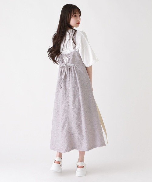 「repipi armario」 「KIDS」キャミソールワンピース MEDIUM ブラック キッズ_画像6