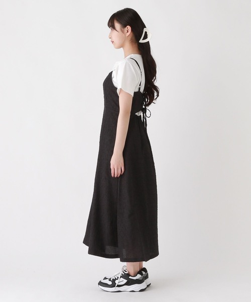 「repipi armario」 「KIDS」キャミソールワンピース MEDIUM ブラック キッズ_画像8