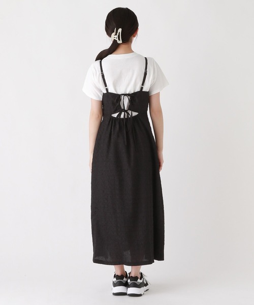「repipi armario」 「KIDS」キャミソールワンピース MEDIUM ブラック キッズ_画像9