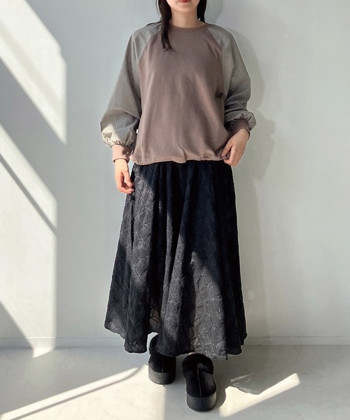 「AS KNOW AS plus」 スウェットカットソー FREE ブラック レディース_画像7