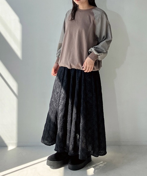 「AS KNOW AS plus」 スウェットカットソー FREE ブラック レディース_画像8