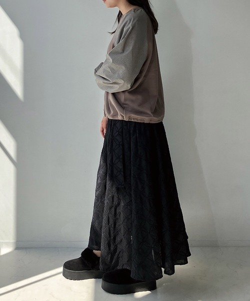 「AS KNOW AS plus」 スウェットカットソー FREE ブラック レディース_画像9