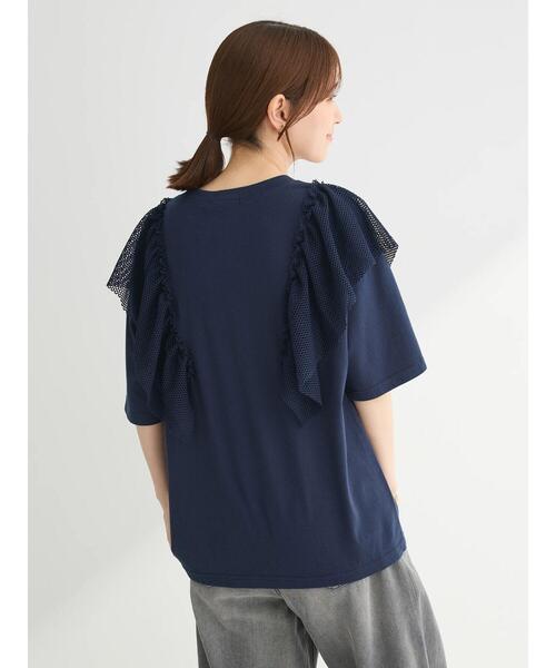 「Sugar spoon」 半袖Tシャツ FREE チャコールグレー レディース_画像8