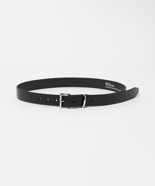 美品　＜LOEFF＞スクエアバックル ベルト ブラック LOEFF（ロエフ） ベルト 「LOEFF」スクエアバックル ベルト MENS