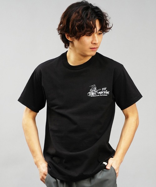 「TOY MACHINE」 半袖Tシャツ L ブラック メンズ_画像7