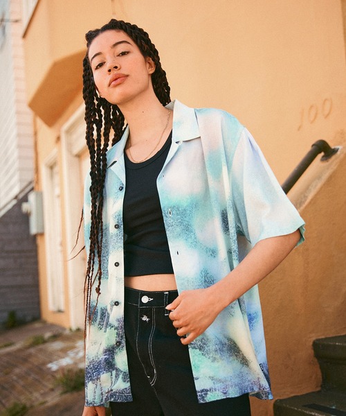 「HUF」 半袖シャツ LARGE ブルー メンズ_3