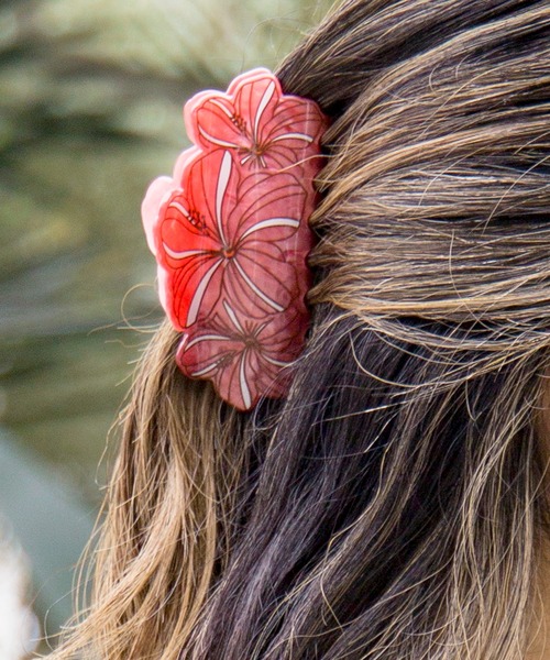 Kahiko（カヒコ） ヘアクリップ 「Kahiko」アーティハイビスカスバンス