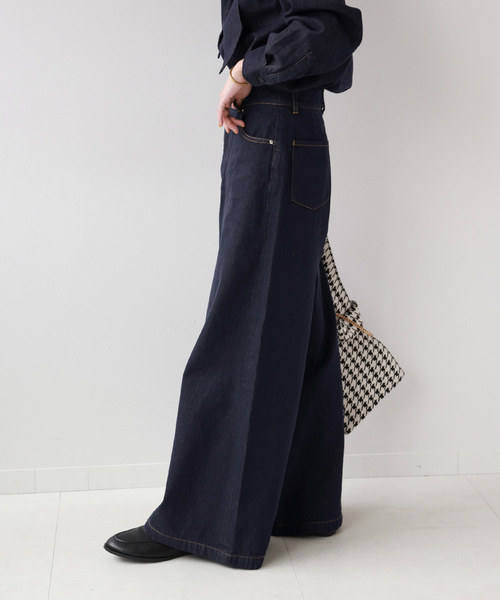 「JOURNAL STANDARD relume」 デニムパンツ 38 ネイビー レディース_画像6