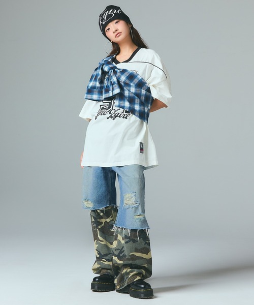 ジーンズ デニム デニムパンツ FADED CAMO LAYERED PANTS レディース メンズ_10