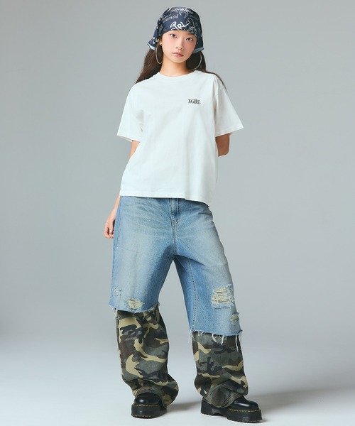 ジーンズ デニム デニムパンツ FADED CAMO LAYERED PANTS レディース メンズ_11