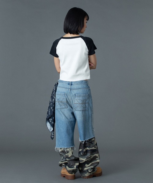 ジーンズ デニム デニムパンツ FADED CAMO LAYERED PANTS レディース メンズ_22