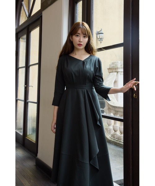 Her lip to 7分袖ワンピース M ブラック レディース : ZOZOTOWN Yahoo