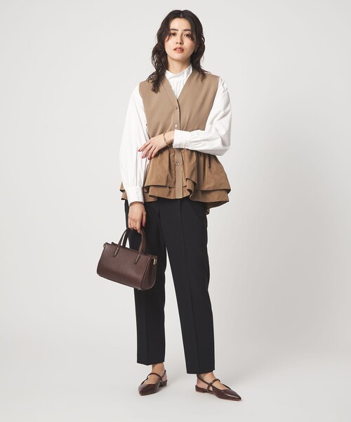 【美品】グリーンレーベル　ベストジレ green label relaxing（グリーンレーベルリラクシング） ベスト ジレ