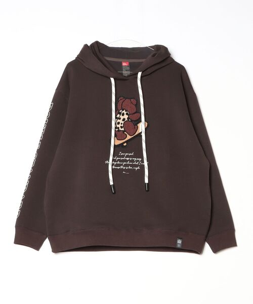 PING ベアダンボールニット プルオーバー パーカー 黒【M】 DOUBLE STANDARD CLOTHING（ダブルスタンダードクロージング