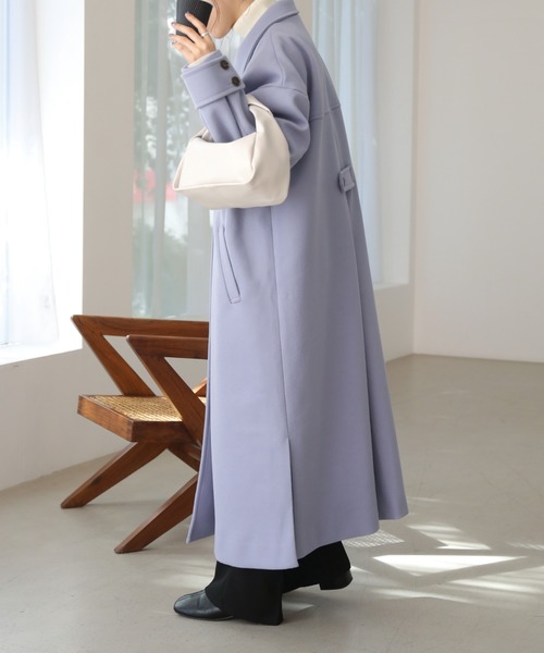 「RAY CASSIN」 ステンカラーコート FREE ブラック レディース_画像9