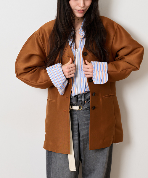 Bonum(ボナム) コート アウター CURVE SLEEVE ジャケット Bonum(ボナム) コート アウター CURVE SLEEVE ジャケット