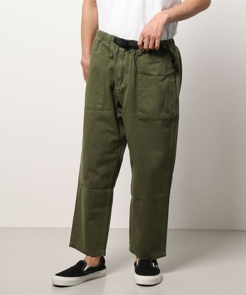 「And A」 「GRAMICCI」イージーパンツ MEDIUM オリーブ メンズ_画像2