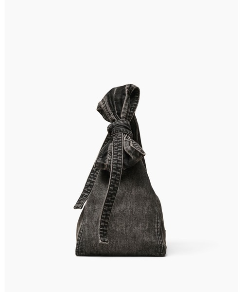 ショルダーバッグ バッグ THE BOW DENIM SACK BAG/ザ ボウ デニム サック バッグ レディース メンズの画像