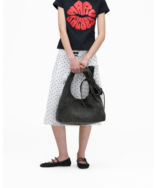 ショルダーバッグ バッグ THE BOW DENIM SACK BAG/ザ ボウ デニム サック バッグ レディース メンズの画像