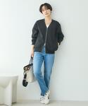 カーディガン 「軽羽織り/セットアップ可」ジッ...の詳細画像5