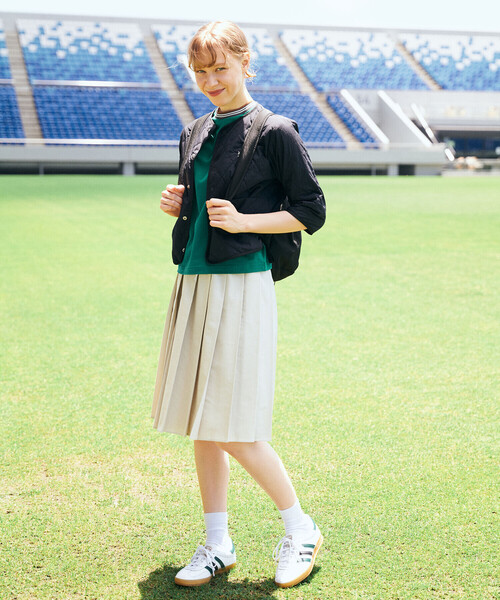 ジャケット ノーカラージャケット Gymphlex | インナーキルティングジャケット WOMEN レディース_4