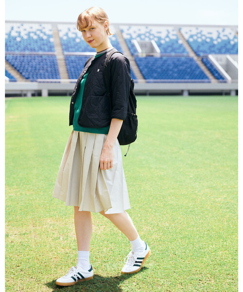 ジャケット ノーカラージャケット Gymphlex | インナーキルティングジャケット WOMEN レディース_5