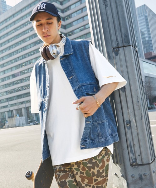 「ddp」 半袖Tシャツ L パープル メンズ_画像4