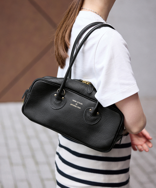 ボストンバッグ 「WEB/一部店舗限定」YOUNG＆OLSEN EMBOSSED LEATHER STUDENT S バッグ YO2601-GD005の画像