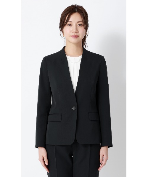 フォーマルジャケット 青山礼服 レディース ロングジャケット 