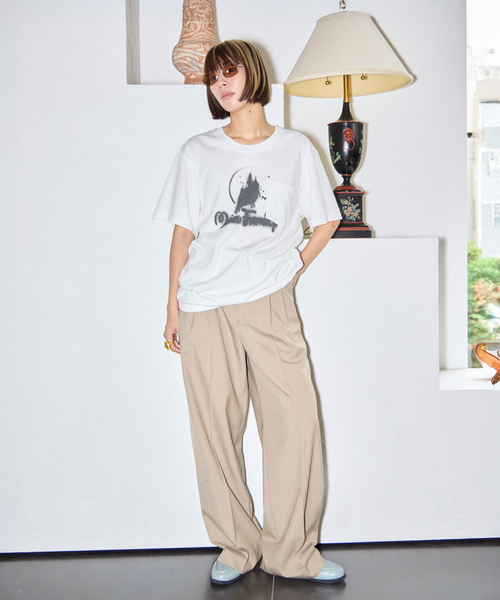 MASU（エムエーエスユー） tシャツ 半袖 MASU CASTLE POCKET TSHIRT