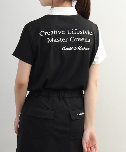 CECIL McBEE（セシルマクビー） tシャツ 半袖 Outdoor Pocket Mock