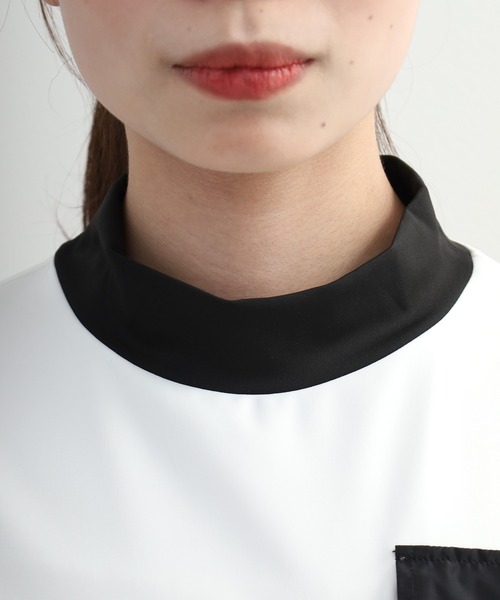 CECIL McBEE（セシルマクビー） tシャツ Outdoor Pocket Mock Neck Top