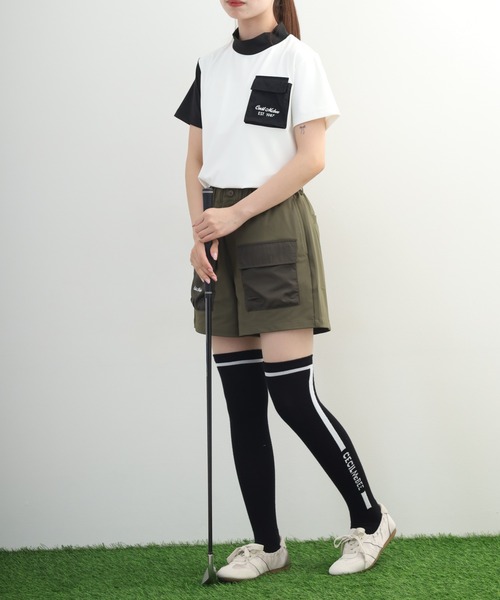CECIL McBEE（セシルマクビー） tシャツ Outdoor Pocket Mock Neck Top