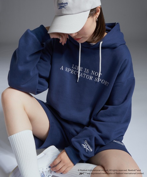Reebok（リーボック） プルオーバーパーカー MEDIUM ネイビー 